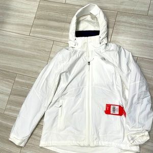 NEw with tags white ski jacket